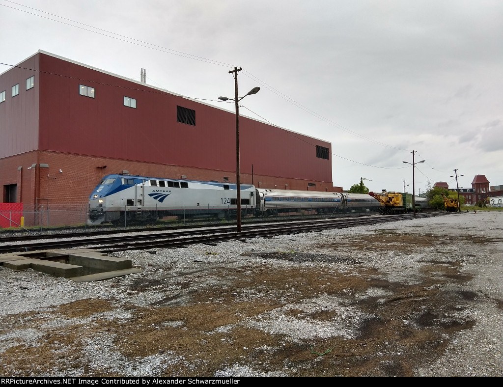 Vermonter leaving St. Albans.